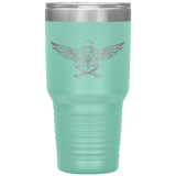 Winged Skull Pirate 30oz Tumbler