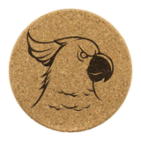 Tough Parrot Cork Coasters