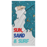 Sun, Sand & Surf Mermaid Towel