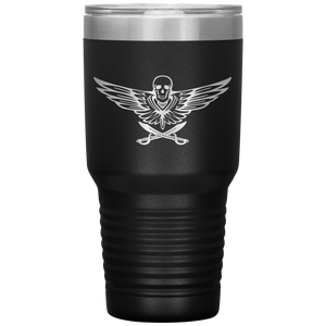 Winged Skull Pirate 30oz Tumbler