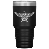 Winged Skull Pirate 30oz Tumbler