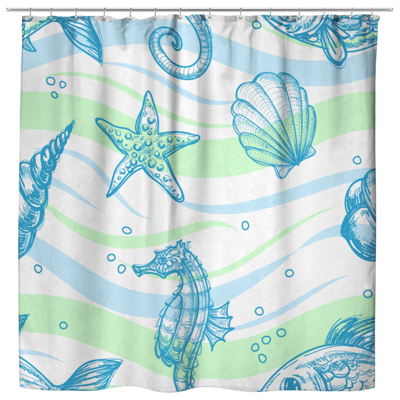 Under The Sea Shower Curtain