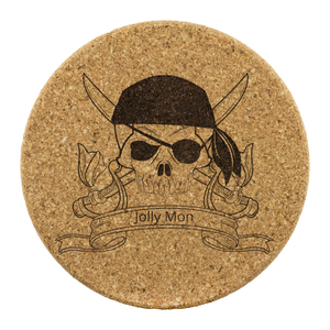 Jolly Mon Cork Coasters