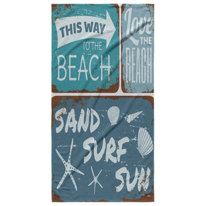 Beach Signs Towel