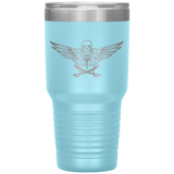 Winged Skull Pirate 30oz Tumbler