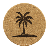 Lone Palm Cork Coasters