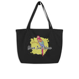 Personalized Large Parrot Tote Bag