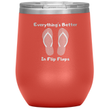 Flip Flops Wine Tumbler