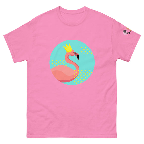 Flamingo Queen Graphic Logo Tee