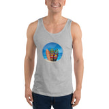 Mens Tiki Surfboards Tank Top