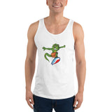 Mens Surf Lizard Tank Top