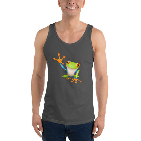 Mens Peace Frog Tank Top