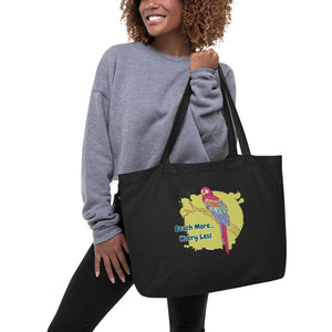 Large Beach More Tote Bag