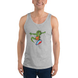 Mens Surf Lizard Tank Top