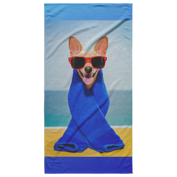 Sunny Dog Towel