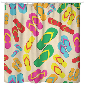 Flip Flop Shower Curtain