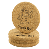 Parrot Cork Coasters