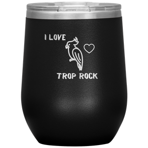 Trop Rock Lover Wine Tumbler